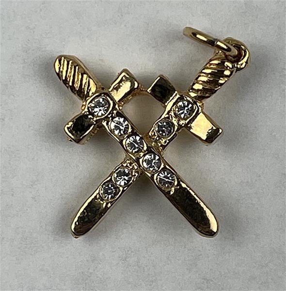 OES Sentinel Charm Goldtone