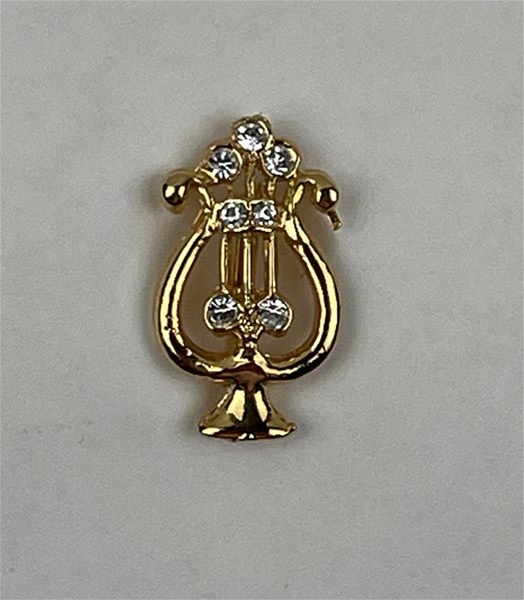 OES Musician Charm Goldtone