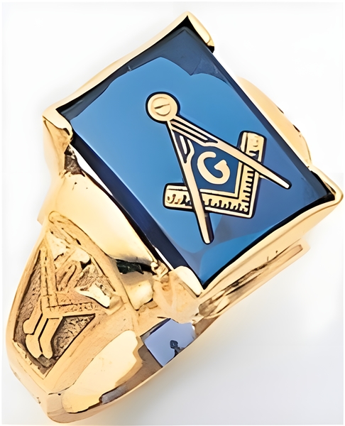 Masonic Ring - 5061 - solid back
