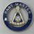 Cutout Past Master Emblem - Compass & Quadrant only