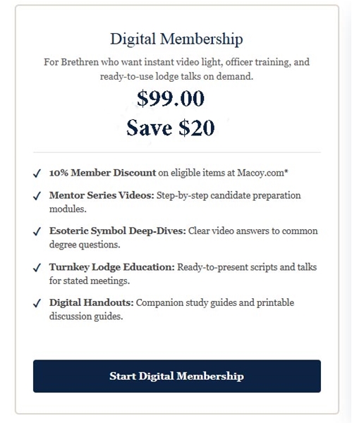 Annual Digital Membership 