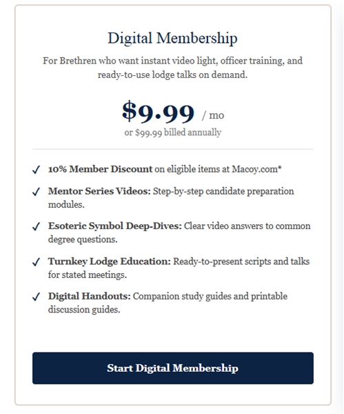 Digital Membership 