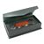 MASONIC BLACK KNIFE BOX WITH FOLDING TOP