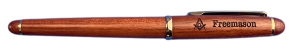 Masonic Rosewood Personalized pen