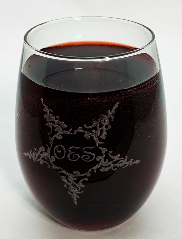 Personalized Stemless 17oz Wine glass