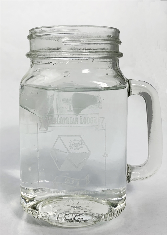 Masonic Custom Mason Jar