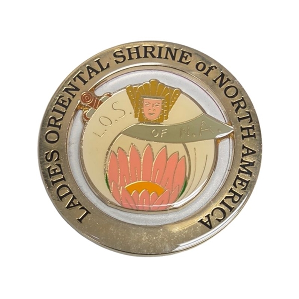 Ladies Oriental Shrine of North America Auto Emblem — CLEARANCE