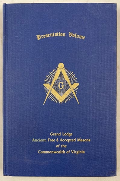 1960s Virginia Presentation Manual - Mt Vernon Lodge Brother Gilbreath