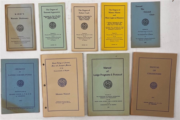 VA Grand Lodge pamphlets