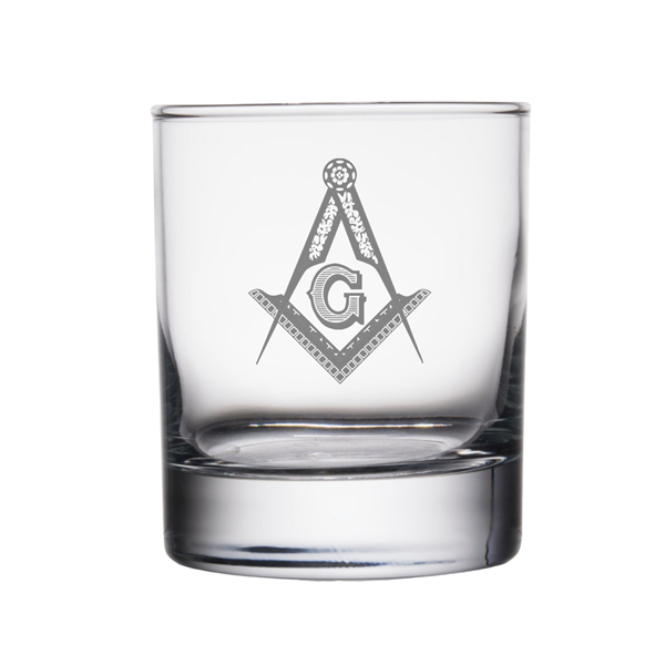 Personalized Masonic & OES Classic Rocks Glass