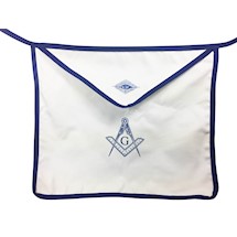 Aprons Cloth 14 x 16 inch Blue Trim - Sold by the dozen