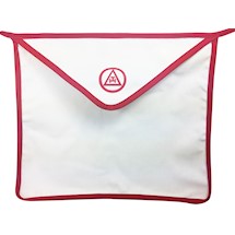 R.A.M. Red Trim Cloth Apron 13 x 15 inches- Set of 12
