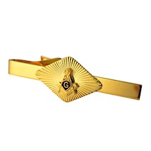 Masonic Tie Bar in gold tone