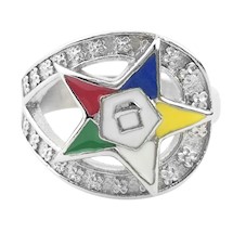 Order of Eastern Star Ring (Stainless) 5937