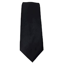 Loom Woven Masonic Polyester Tie - Black(Tone on Tone)
