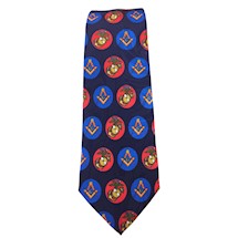 Masonic Marine Navy Blue Tie