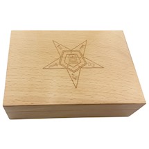 OES Keepsake Box with inlaid tile