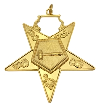 O.E.S. Officer Jewels Heavy Gold Plate - Individual Jewels