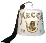 Daughters of Isis Rhinestone Fez - Double Row 