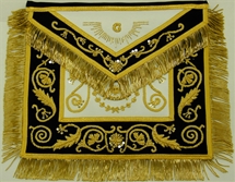 Masonic Grand Master Apron Goldwork Bullion Fringe & Body