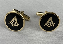 Masonic Cuff Links in gold filled