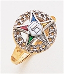 Order of the Eastern Star Ring Macoy Publishing Masonic Supply 3394
