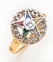 Order of the Eastern Star Ring Macoy Publishing Masonic Supply 3394