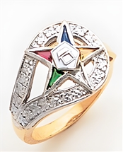 Order of the Eastern Star Ring Macoy Publishing Masonic Supply 3401