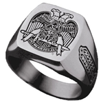 Classic Signet Style Scottish Rite Ring