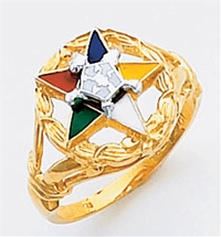 Order of the Eastern Star Ring Macoy Publishing Masonic Supply 5519