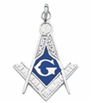 Masonic Pendant Sterling Silver