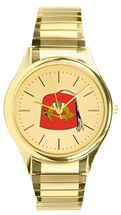 Shrine Goldtone Watch w/ Expansion Band