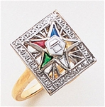 Order of the Eastern Star Ring Macoy Publishing Masonic Supply 8857