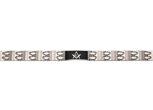 MASONIC BRACELET Stainless Steel Black