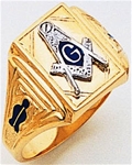 Masonic Gold Ring - 9973