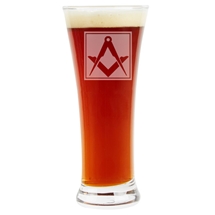 Masonic Pilsner 12 oz Glass