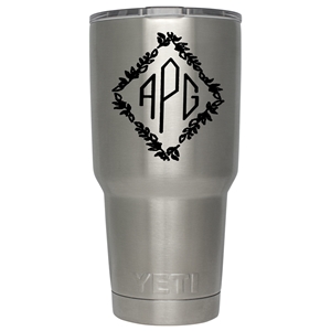 Monogram engraved Yeti 30 oz Rambler Tumbler