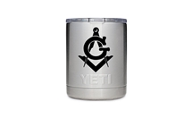 Masonic engraved 10 oz Yeti Tumbler