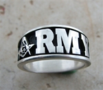 ARMY Masonic Sterling Silver ring