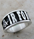 AIR FORCE Masonic Sterling Silver ring