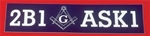 Bumper Sticker 2B1