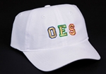 OES Hat - White Lightweight Women's Hat gold