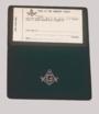 Masonic Black Vinyl Card case