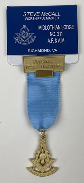 Slip-on Pocket Name Badge w/  One Loop for awards (Jewel NOT included)