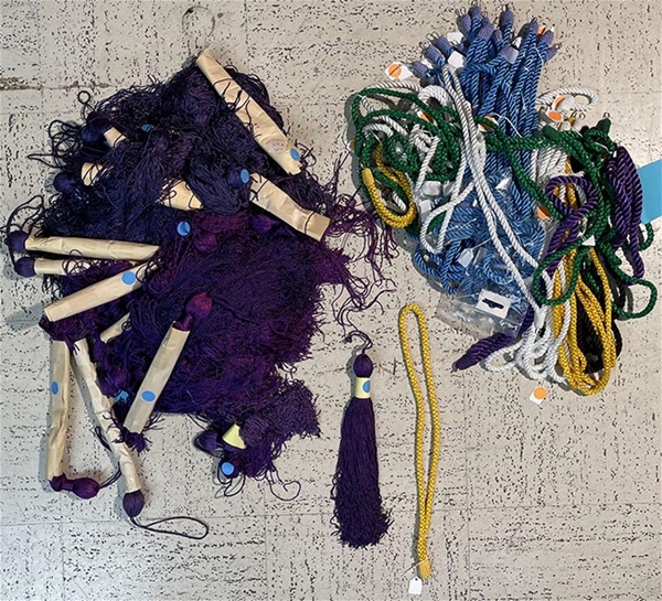 Purple Tassels & Cord Jewel Hangers Bundle - Sold AS IS, NO RETURNS