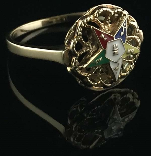 Order of the Eastern Star Ring Macoy Publishing Masonic Supply 5508